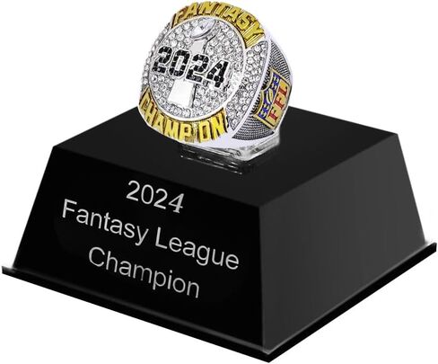 2024 Fantasy Football Championship Trophy Ring Award Prize Sports Winner FFL Champion Ring in Kuwait