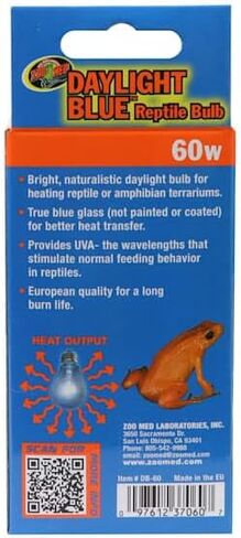 Zoo Med Daylight Blue Reptile Bulb - 60 Watt 2 Bulb Value Pack in Saudi Arabia