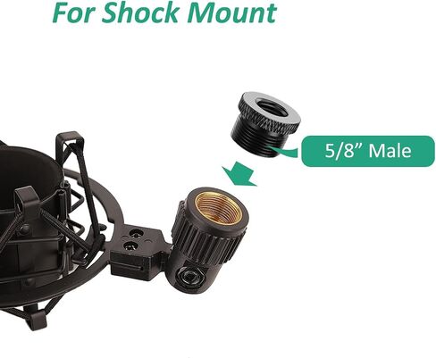 Rigych 1/4 to 3/8 Tripod Screw Adapter 8 Pcs 1/4 Male to 3/8 Female and 3/8 Male to 1/4 Female Camera Screw Adapter for Camera Mount Tripod Stand Microphone Stand Mic Mount in Saudi Arabia