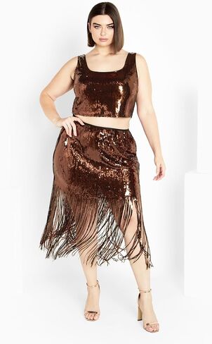 City Chic Women's Apparel Women's City Chic Plus Size Savanna Skirt in Saudi Arabia