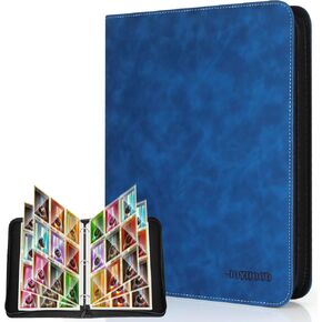 JoyHood Card Binder for Trading Card, Card Collection Binder with 9 Pocket - Hold Up to 900 Cards, Card Album Holder compatible with TCG/PM/MTG/OPCG/YGO Card (Black, 9 Pockets)
