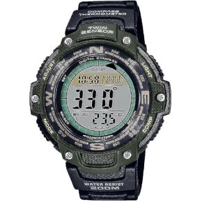 Casio Twin Sensor World Time 200M Water Resistant Digital Compass Watch