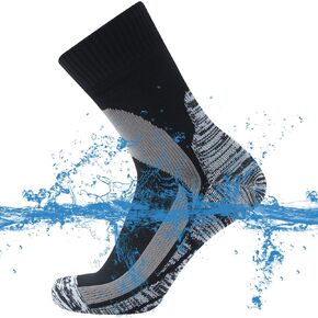 Waterproof Socks, Unisex Men Women Outdoor Sports Hiking Cycling Kayaking Crew Socks