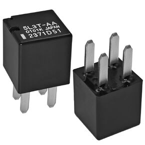 Relay 5L3T-AA 2Pcs (Pack of 1) - 4 Pins12VDC 20A Automotive Oil Pump Starting Relay