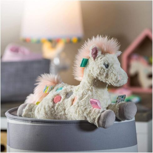 Taggies Embroidered Soft Ring Rattle, Painted Pony, 6-Inches in Kuwait