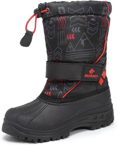 CIOR Kids Snow Boots for Boys Girls Toddler Winter Outdoor Boots Waterproof with Fur Lined(Toddler/Little Kids/Big Kid) in Saudi Arabia