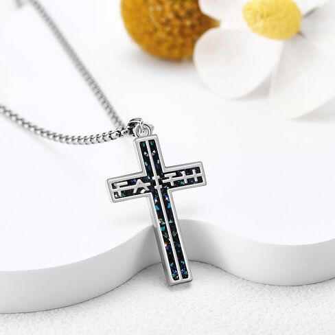 URONE Mustard Seed Necklace Sterling Silver Mustard Seed Faith Flower Pendant Necklace Christian Jewelry Gifts for Women in Saudi Arabia