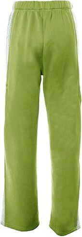 Women's Color Block Wide Leg Sweatpants Casual Elastic Waist Jogger Pants Trousers in Kuwait