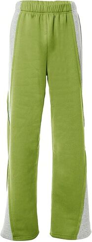 Women's Color Block Wide Leg Sweatpants Casual Elastic Waist Jogger Pants Trousers in Kuwait