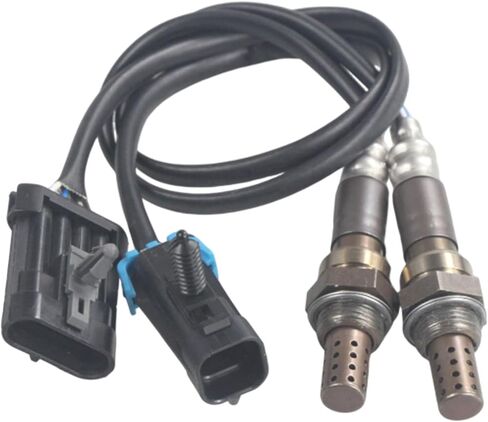 مستشعر Wobiwina 234-4012 234-4018 Upstram Downstram O2 متوافق مع Chevy Tahoe Silverado 1500 Express C1500 K1500 Suburban GMC Yukon Sierra Savana Cadillac Escalade قطعتان in Kuwait