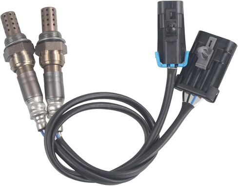 مستشعر Wobiwina 234-4012 234-4018 Upstram Downstram O2 متوافق مع Chevy Tahoe Silverado 1500 Express C1500 K1500 Suburban GMC Yukon Sierra Savana Cadillac Escalade قطعتان in Kuwait
