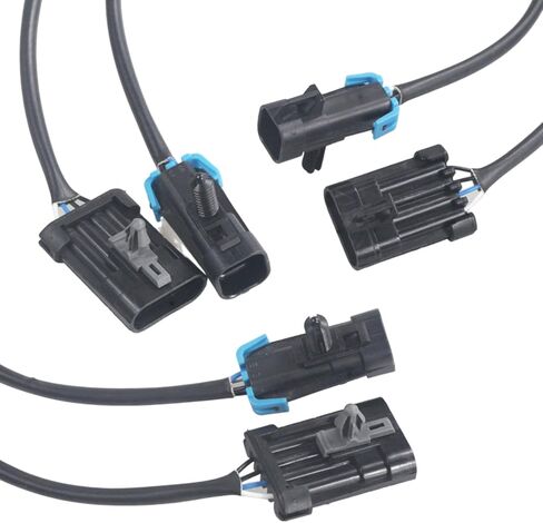 مستشعر Wobiwina 234-4012 234-4018 Upstram Downstram O2 متوافق مع Chevy Tahoe Silverado 1500 Express C1500 K1500 Suburban GMC Yukon Sierra Savana Cadillac Escalade قطعتان in Kuwait