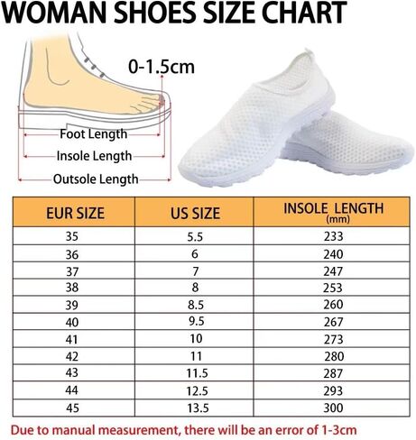 GIFTPUZZ Women Men Casual Non Slip Comfort Walking Shoes Soft Lightweight Slip On Sneakers in Kuwait