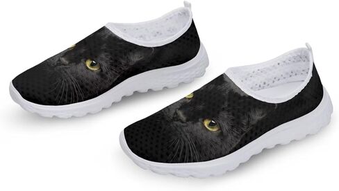 GIFTPUZZ Women Men Casual Non Slip Comfort Walking Shoes Soft Lightweight Slip On Sneakers in Kuwait