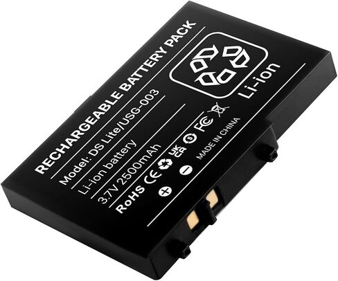 TWL-003 Battery, 2024 New Upgraded 2500mAh Ultra High Capacity Li-ion Battery Replacement for Nintendo DSi, NDSi Game Console, with Repair Tool Kit (Not for Nintendo DSi XL, DSi LL, DS Lite) in Kuwait