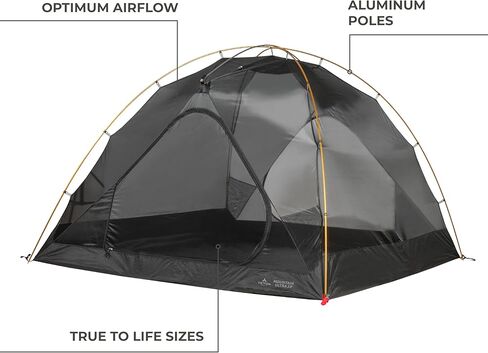 TETON Sports Mountain Ultra Tents – 3 and 4 Person Backpacking Tent, Lightweight, Perfect for Camping, Hiking and Backpacking – Waterproof and Built to Last in Kuwait