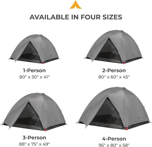 TETON Sports Mountain Ultra Tents – 3 and 4 Person Backpacking Tent, Lightweight, Perfect for Camping, Hiking and Backpacking – Waterproof and Built to Last in Kuwait