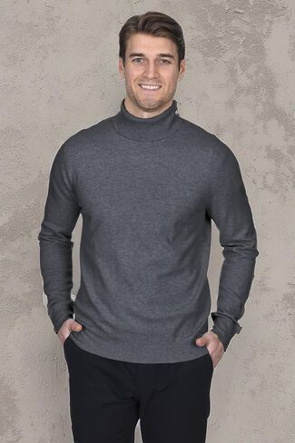 State Fusio Turtleneck Merino Wool Sweater - Long Sleeve Pullover for Men in Kuwait