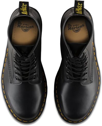 Dr. Martens, Women’s 1460 Original Smooth Leather 8-Eye Boot, Black Smooth, 7 W in Saudi Arabia