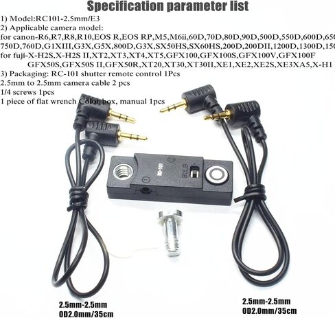 for nk d850 d800 z8 z9 d810 Camera Releases The Shutter Cord Remote Control RC101-dc0 Remote 1/4 Screw Fixing Small Release Button Handle (RC-101 DCO NK) in Saudi Arabia