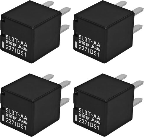Relay 5L3T-AA 2Pcs (Pack of 1) - 4 Pins12VDC 20A Automotive Oil Pump Starting Relay in Saudi Arabia