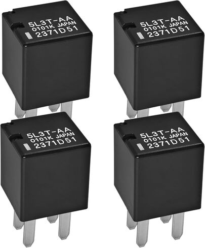 Relay 5L3T-AA 2Pcs (Pack of 1) - 4 Pins12VDC 20A Automotive Oil Pump Starting Relay in Saudi Arabia