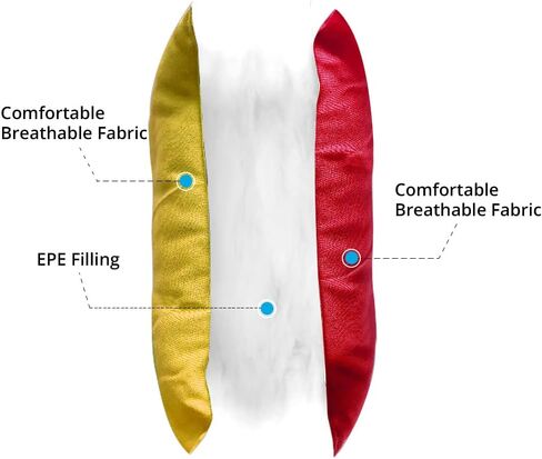 AULPACO Comfortable Backrest Seat Cushion for Segway Ninebot Gokart Karting Accessories（It's just a Cushion, not a go Kart） in Saudi Arabia