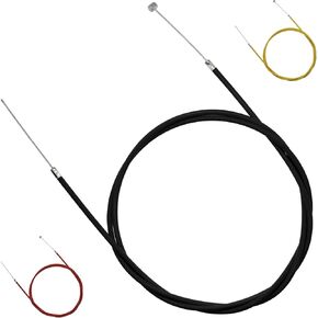 65 Inches 165cm Brake Cable Fit for Most Go Kart Yerf Dog Manco Bandit Critter 415 104B 4316 1492 Kartco Rotary 486 Azusa 2251-B Predator 212cc 196cc Dune Buggies Mini Bike ATV(Black)