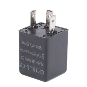 مرحل فلاش LED، وميض LED غير قطبي 12 فولت 24 فولت ABS عالمي مفتوح عادةً نموذج اتصال فلاش مرحل CF15 JL-02 بديل لصناعة السيارات الإلكترونية
