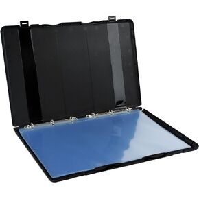 UniKeep Large Binder with Pages (11 x 17) - Black - Fully Enclosed Case Binder