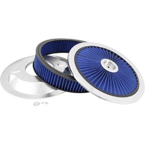 Spectre 47626 Blue 14" x 3" Filter Lid Air Cleaner