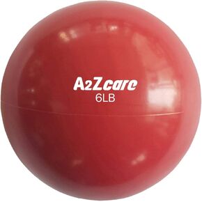 A2ZCARE Toning Ball - Weighted Toning Exercise Ball - Soft Weighted Medicine Ball for Pilates, Yoga, Physical Therapy and Fitness