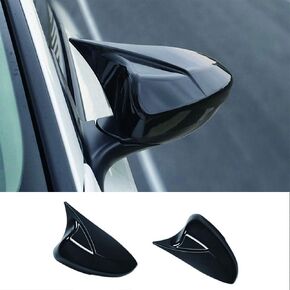 XITER ABS Electroplated Finishes Style Cow Horn All Inclusive Rearview Mirror Cover Door Side Moulding Trim Generation For Honda Accord 10th 11th 2018 2019 2020 2021 2022 2023 2024