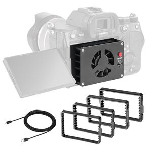 FOMITO External Cooling Fans Magnetic Mounting for Sony A7M4 A7cII ZV-1 A6700 Cameras