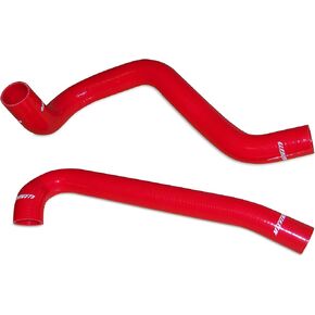 Mishimoto MMHOSE-WR4-97BL Silicone Water Hose Kit Compatible With Jeep Wrangler 4Cyl 1997-2006 Blue