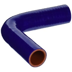HPS HTSER90-125-150-BLUE سيليكون درجة حرارة عالية 4 طبقات معززة 90 درجة خرطوم توصيل مخفض للكوع، أقصى ضغط 75 رطل لكل بوصة مربعة، طول الساق 4 بوصات على كل جانب، معرف 1-1/4 بوصة > 1-1/2 بوصة، أزرق