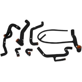Mishimoto MMHOSE-GLF-95BK Silicone Radiator Hose Kit Compatible With Volkswagen Golf VR6 1995-1998 Black