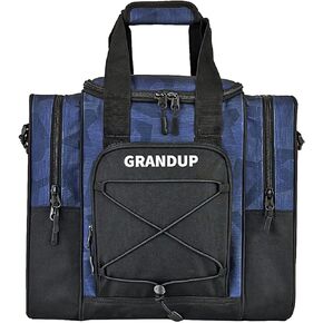 Bowling Ball Bag for Single Ball - Black Bowling accessories Ball Tote Bag Bowling Bag with Padded Ball Holder - Fits Bowling Shoes Up to Mens Size 14