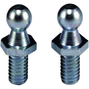 JR Products BS-1005 10mm Ball Stud, SILVER