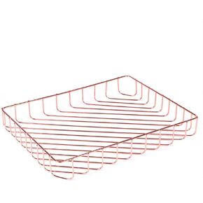 Paper Organizer for Desk Metal Paper Tray Large Capacity Letter Tray Paper Holder Basket Mail Inbox Storage Organizer for Office Classroom Desktop,12.5" x 9.4" x 1.9",Black