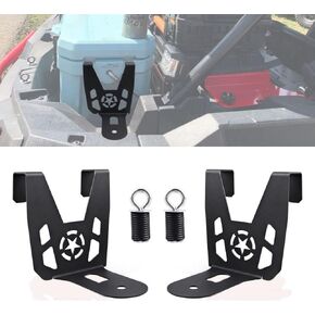 Polaris RZR Cooler Brackets 26 Quart Cooler Mounting Barckets Metal 26 Quart Cooler Holder Carrier Mounting Brackets with Anchor for Ozark 26 Cooler Compatible with Polaris RZR/XP/Turbo