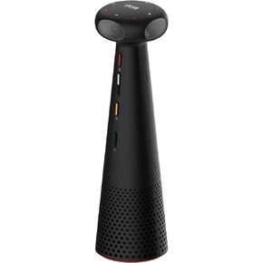IPEVO Totem 360، كاميرا مؤتمرات بانورامية 360 درجة، USB-C Plug'n'Play، وضع AI متعدد، مع مكبر صوت، ميكروفون وتقليل الضوضاء، تجربة العين البشرية من خلال أربع عدسات مخيطة، تكبير/تصغير وفرق