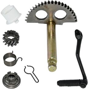 JDLLONG PW50 Kick Start Gear Starter Shaft Rebuild Kit and PW50 Kick Start Starter Lever Fit for Yamaha PW50 Dirt Bike ATV