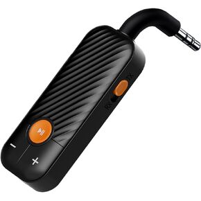 Newest Bluetooth 5.2 Adapter 3.5mm Jack Aux Dongle, 2-in-1 Wireless Transmitter/Receiver for TV Audio, Projector, PC, Headphone, Car, Speaker, Boats or in Gym, Home