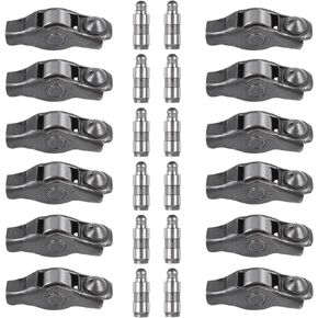 Rocker Arm and Valve Lifter Kit 12 Pcs Compatible with Jeep Grand Cherokee Wrangler for Chrysler 200 300 for Dodge Ram 1500 Challenger Charger Avenger 2011-2020 Replaces# 5184296AH 5184332AA