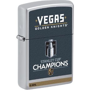 Zippo 2023 Stanley Cup Champions Vegas Golden Knights High Polish Chrome Pocket Lighter