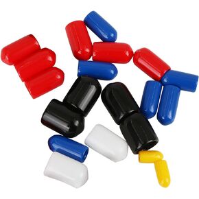 X AUTOHAUX Vacuum Line Caps Protector Cover Assorted Kit 1/8 3/16 1/4 3/8 5/16 Inch 20 Pcs
