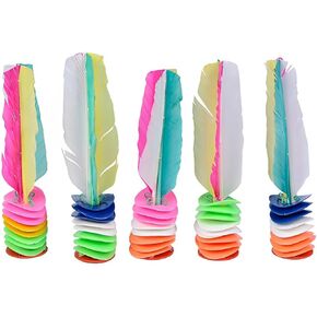 CHAANG Jianzi Shuttlecock Kick Da CAU Shuttlecock Colorful Vietnamese Jianzi Shuttlecock Feather Foot for Improving Leg Muscle Strength and Body Flexibility Sports Indoor Outdoor