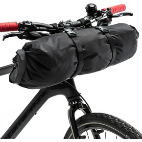 EasyRider Bike Handlebar Bag - Waterproof, Durable Cordura Fabric & Bicycle Equipment Holster Set - Front Biking Storage, Bikepacking Dry Bag for Cycling Travels - 10 lt