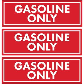 3pc Diesel Only Stickers for Fuel Tank | Weatherproof Adhesive Decals for Trucks, Tractors, Fuel Cans, Gas Caps
